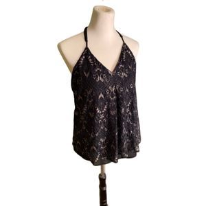 NWT Lucky Brand lace detailed tank top S